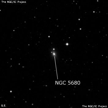 NGC 5680 - галактика. Описание NGC 5680:, Галактика в созвездии Дева