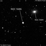 NGC 5686 - спиральная галактика. Описание NGC 5686:, Галактика в созвездии Волопас
