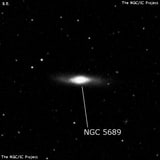 NGC 5689 - спиральная галактика с баром. Описание NGC 5689:, Галактика в созвездии Волопас