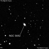 NGC 5692 - галактика. Описание NGC 5692:, Галактика в созвездии Дева