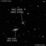 NGC 5699 - эллиптическая галактика. Описание NGC 5699:, Объект глубокого космоса в созвездии Волопас