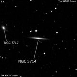 NGC 5714 - спиральная галактика. Описание NGC 5714:, Галактика в созвездии Волопас