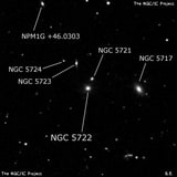 NGC 5722 - галактика. Описание NGC 5722:, Галактика в созвездии Волопас
