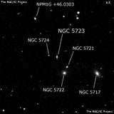 NGC 5723 - галактика. Описание NGC 5723:, Галактика в созвездии Волопас
