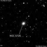NGC 5726 - галактика. Описание NGC 5726:, Галактика в созвездии Весы