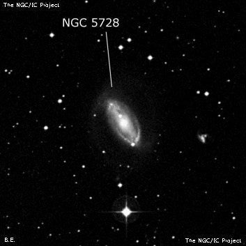 NGC 5728 - галактика. Описание NGC 5728:, Галактика в созвездии Весы
