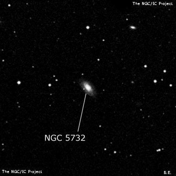 NGC 5732 - галактика. Описание NGC 5732:, Галактика в созвездии Волопас