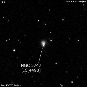 NGC 5747 - спиральная галактика. Описание NGC 5747:, Галактика в созвездии Волопас