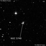 NGC 5748 - спиральная галактика. Описание NGC 5748:, Галактика в созвездии Волопас