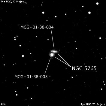 NGC 5765 - галактика. Описание NGC 5765:, Галактика в созвездии Дева