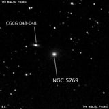 NGC 5769 - эллиптическая галактика. Описание NGC 5769:, Галактика в созвездии Волопас