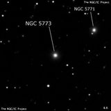 NGC 5773 - спиральная галактика. Описание NGC 5773:, Галактика в созвездии Волопас