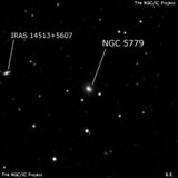 NGC 5779 - спиральная галактика. Описание NGC 5779:, Галактика в созвездии Дракон