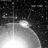 NGC 5786 - спиральная галактика с баром. Описание NGC 5786:, Галактика в созвездии Центавр