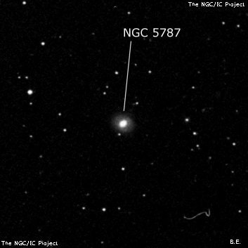 NGC 5787 - галактика. Описание NGC 5787:, Галактика в созвездии Волопас