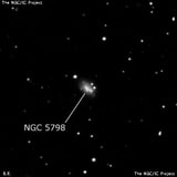 NGC 5798 - галактика неправильной формы. Описание NGC 5798:, Галактика в созвездии Волопас