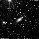 NGC 5833 - галактика. Описание NGC 5833:, Галактика в созвездии Райская Птица