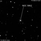 NGC 5862 - галактика. Описание NGC 5862:, Галактика в созвездии Дракон
