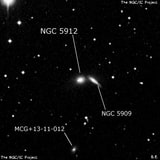 NGC 5912 - галактика. Описание NGC 5912:, Галактика в созвездии Малая Медведица