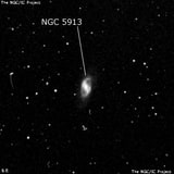 NGC 5913 - спиральная галактика с баром. Описание NGC 5913:, Галактика в созвездии Змея