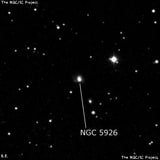 NGC 5926 - галактика. Описание NGC 5926:, Галактика в созвездии Змея