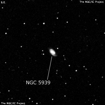 NGC 5939 - галактика. Описание NGC 5939:, Галактика в созвездии Малая Медведица