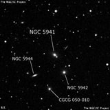 NGC 5941 - линзовидная галактика. Описание NGC 5941:, Галактика в созвездии Змея