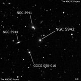 NGC 5942 - галактика. Описание NGC 5942:, Галактика в созвездии Змея