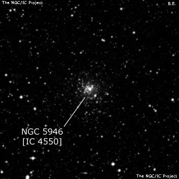 NGC 5946 - шаровое скопление звёзд. Описание NGC 5946:, Шаровое скопление в созвездии Наугольник