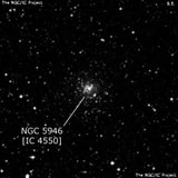 NGC 5946 - шаровое скопление звёзд. Описание NGC 5946:, Шаровое скопление в созвездии Наугольник