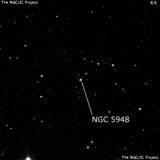NGC 5948 - две звезды. Описание NGC 5948:, Двойная звезда в созвездии Змея