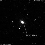 NGC 5963 - спиральная галактика. Описание NGC 5963:, Галактика в созвездии Дракон
