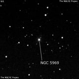 NGC 5969 - галактика. Описание NGC 5969:, Галактика в созвездии Дракон