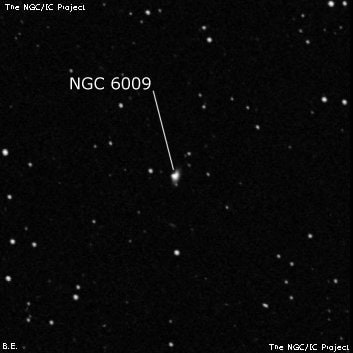 NGC 6009 - спиральная галактика. Описание NGC 6009:, Галактика в созвездии Змея