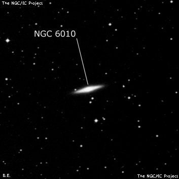 NGC 6010 - линзовидная галактика. Описание NGC 6010:, Галактика в созвездии Змея
