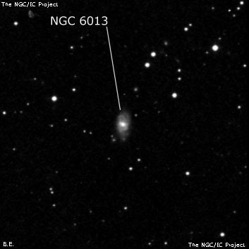NGC 6013 - спиральная галактика с баром. Описание NGC 6013:, Галактика в созвездии Геркулес