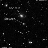NGC 6022 - спиральная галактика с баром. Описание NGC 6022:, Галактика в созвездии Змея