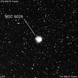 NGC 6026 - планетарная туманность. Описание NGC 6026:, Планетарная туманность в созвездии Волк