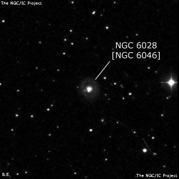 NGC 6028 - линзовидная галактика. Описание NGC 6028:, Объект глубокого космоса в созвездии Геркулес