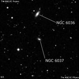 NGC 6037 - галактика. Описание NGC 6037:, Галактика в созвездии Змея