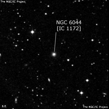 NGC 6044 - линзовидная галактика. Описание NGC 6044:, Галактика в созвездии Геркулес