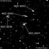 NGC 6047 - эллиптическая галактика. Описание NGC 6047:, Галактика в созвездии Геркулес