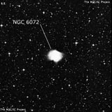 NGC 6072 - планетарная туманность. Описание NGC 6072:, Планетарная туманность в созвездии Скорпион