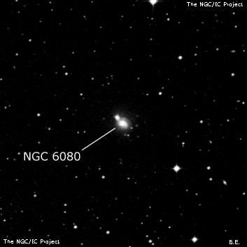 NGC 6080 - галактика. Описание NGC 6080:, Галактика в созвездии Змея