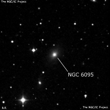 NGC 6095 - галактика. Описание NGC 6095:, Галактика в созвездии Дракон
