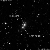 NGC 6098 - эллиптическая галактика. Описание NGC 6098:, Галактика в созвездии Геркулес