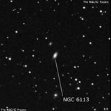 NGC 6113 - линзовидная галактика. Описание NGC 6113:, Галактика в созвездии Геркулес