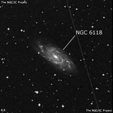 NGC 6118 - спиральная галактика. Описание NGC 6118:, Галактика в созвездии Змея