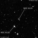 NGC 6119 - спиральная галактика. Описание NGC 6119:, Галактика в созвездии Северная Корона