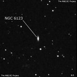 NGC 6123 - линзовидная галактика. Описание NGC 6123:, Галактика в созвездии Дракон